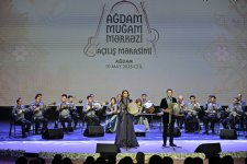 Prezident İlham Əliyev və Birinci xanım Mehriban Əliyeva Ağdam Muğam Mərkəzinin açılışında iştirak ediblər (FOTO/VİDEO) (YENİLƏNİB-3)