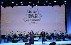 Prezident İlham Əliyev və Birinci xanım Mehriban Əliyeva Ağdam Muğam Mərkəzinin açılışında iştirak ediblər (FOTO/VİDEO) (YENİLƏNİB-3)
