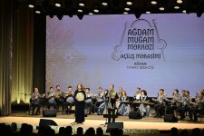Prezident İlham Əliyev və Birinci xanım Mehriban Əliyeva Ağdam Muğam Mərkəzinin açılışında iştirak ediblər (FOTO/VİDEO) (YENİLƏNİB-3)