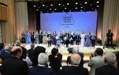 Prezident İlham Əliyev və Birinci xanım Mehriban Əliyeva Ağdam Muğam Mərkəzinin açılışında iştirak ediblər (FOTO/VİDEO) (YENİLƏNİB-3)