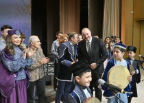 Prezident İlham Əliyev və Birinci xanım Mehriban Əliyeva Ağdam Muğam Mərkəzinin açılışında iştirak ediblər (FOTO/VİDEO) (YENİLƏNİB-3)