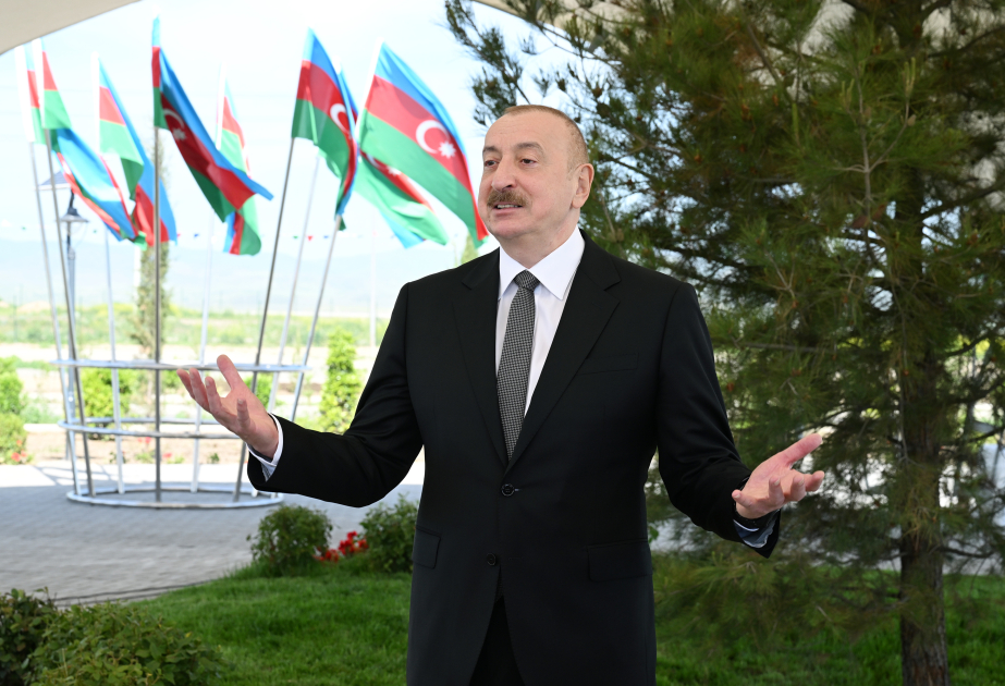 Prezident İlham Əliyev: Bu gün Kəngərlinin timsalında yeniləşən Azərbaycanı görürük, bərpa olunan Qarabağı görürük
