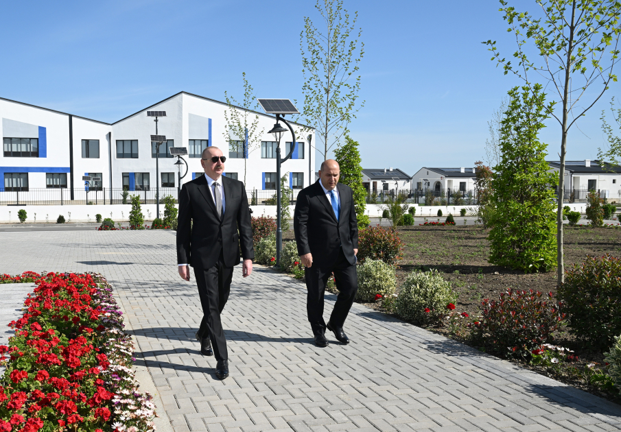 Prezident İlham Əliyev Ağdam rayonunun Kəngərli kəndinin birinci mərhələsinin açılışında iştirak edib (FOTO) (YENİLƏNİB)