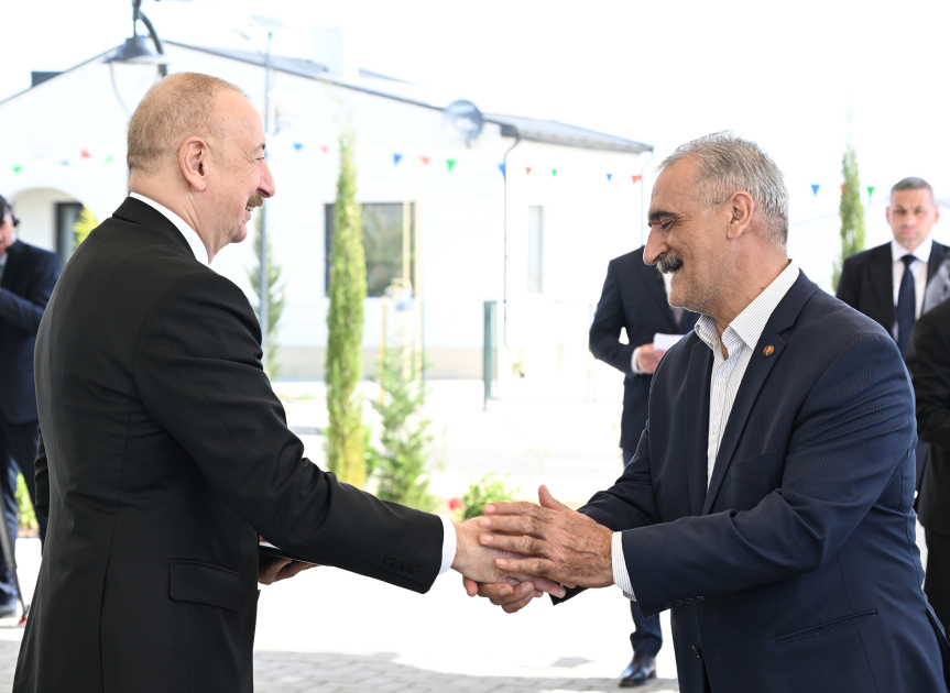 Prezident İlham Əliyev Ağdam rayonunun Kəngərli kəndinin birinci mərhələsinin açılışında iştirak edib (FOTO) (YENİLƏNİB)