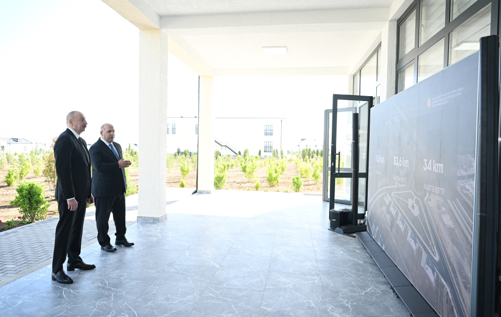 Prezident İlham Əliyev Ağdam rayonunun Kəngərli kəndinin birinci mərhələsinin açılışında iştirak edib (FOTO) (YENİLƏNİB)
