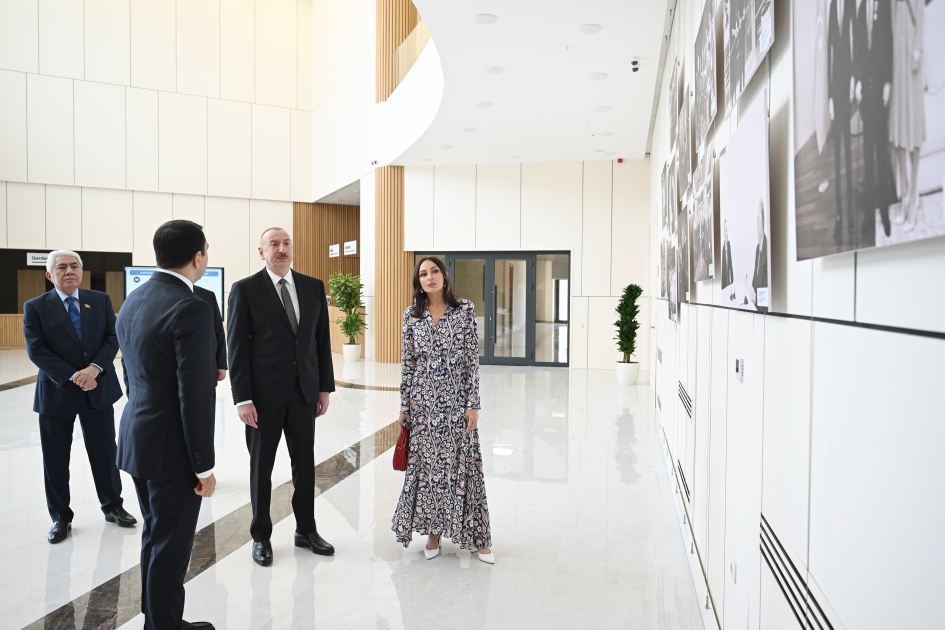 Prezident İlham Əliyev və Birinci xanım Mehriban Əliyeva Ağdam Muğam Mərkəzinin açılışında iştirak ediblər (FOTO/VİDEO) (YENİLƏNİB-3)