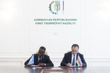 Azərbaycan və Somali kənd təsərrüfatı sahəsində Anlaşma Memorandumu imzalayıb (FOTO)