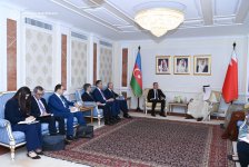 Ceyhun Bayramov bəhreynli həmkarı ilə iqtisadi əməkdaşlıq mexanizminin yaradılmasını müzakirə edib (FOTO)