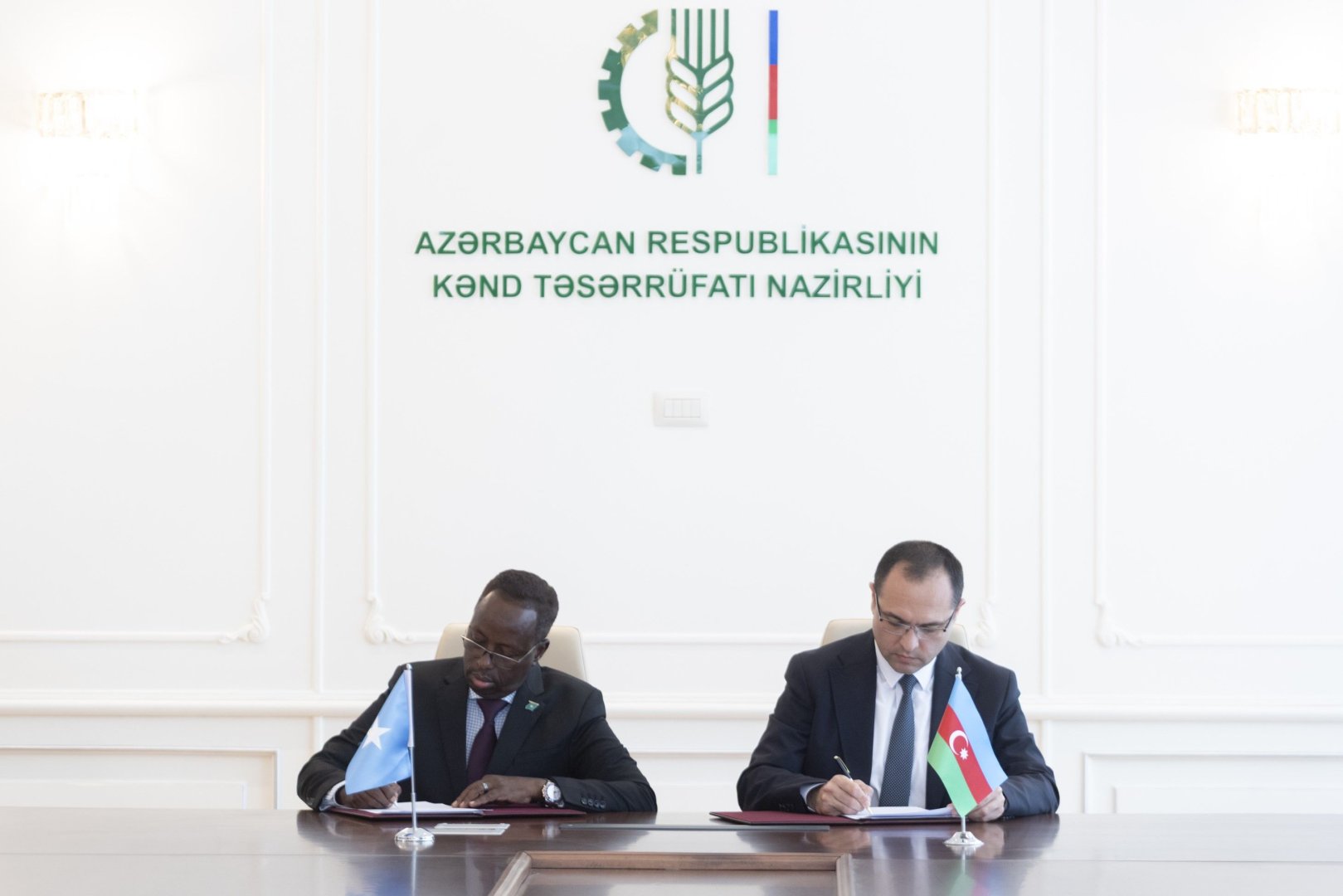 Azərbaycan və Somali kənd təsərrüfatı sahəsində Anlaşma Memorandumu imzalayıb (FOTO)