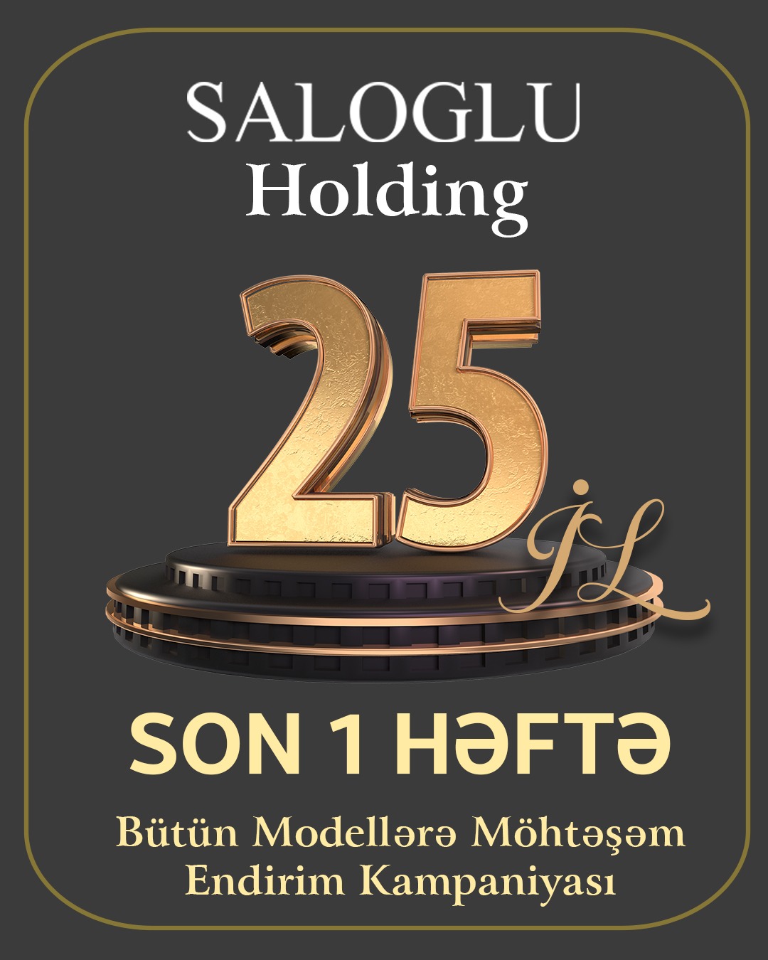 "Saloğlu Holdiq"ə məxsus "Saloğlu" mağazalar şəbəkəsində möhtəşəm endirim kampaniyasının son həftəsi başladı