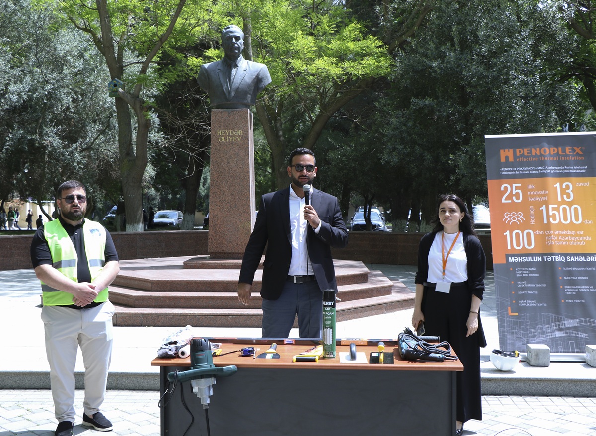 AzMİU-da “Elmdə Addımlar: TEC Günləri” çərçivəsində “Gələcəyin Qurucuları” layihəsinə start verilib (FOTO)