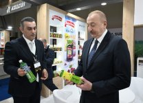 Prezident İlham Əliyev “InterFood Azerbaijan” və “Caspian Agro” sərgiləri ilə tanış olub (FOTO) (YENİLƏNİB)