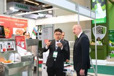 Prezident İlham Əliyev “InterFood Azerbaijan” və “Caspian Agro” sərgiləri ilə tanış olub (FOTO/VİDEO) (YENİLƏNİB)