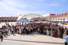 Naxçıvanda Ümummilli Lider Heydər Əliyevin anadan olmasının 102-ci ildönümünə həsr olunmuş “BookFest Naxçıvan Kitab Sərgisi 2025” keçirilib (FOTO)