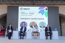 Naxçıvanda Ümummilli Lider Heydər Əliyevin anadan olmasının 102-ci ildönümünə həsr olunmuş “BookFest Naxçıvan Kitab Sərgisi 2025” keçirilib (FOTO)