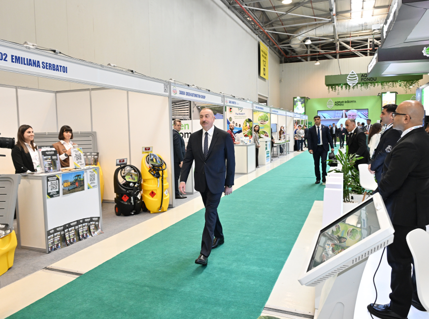 Prezident İlham Əliyev “InterFood Azerbaijan” və “Caspian Agro” sərgiləri ilə tanış olub (FOTO) (YENİLƏNİB)