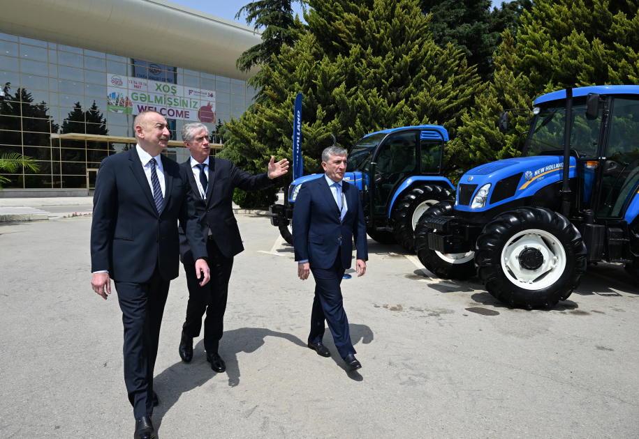Prezident İlham Əliyev “InterFood Azerbaijan” və “Caspian Agro” sərgiləri ilə tanış olub (FOTO) (YENİLƏNİB)