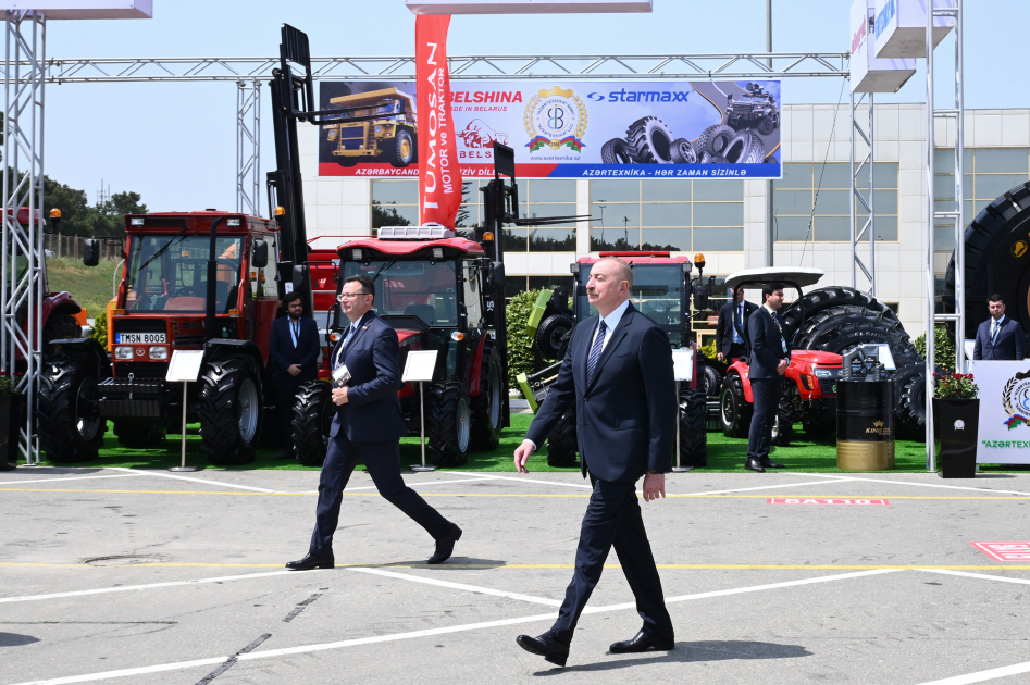 Prezident İlham Əliyev “InterFood Azerbaijan” və “Caspian Agro” sərgiləri ilə tanış olub (FOTO) (YENİLƏNİB)