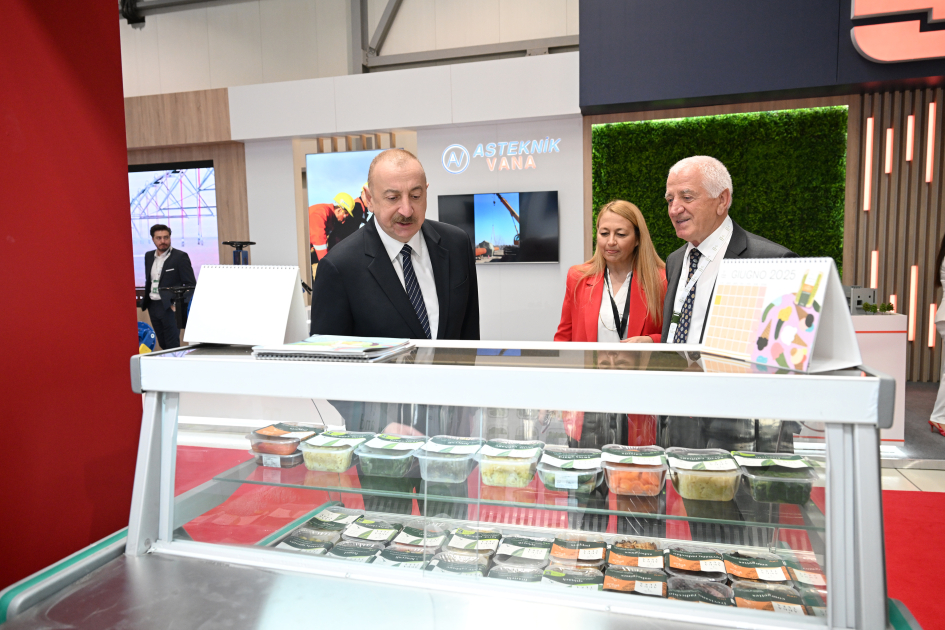 Prezident İlham Əliyev “InterFood Azerbaijan” və “Caspian Agro” sərgiləri ilə tanış olub (FOTO) (YENİLƏNİB)