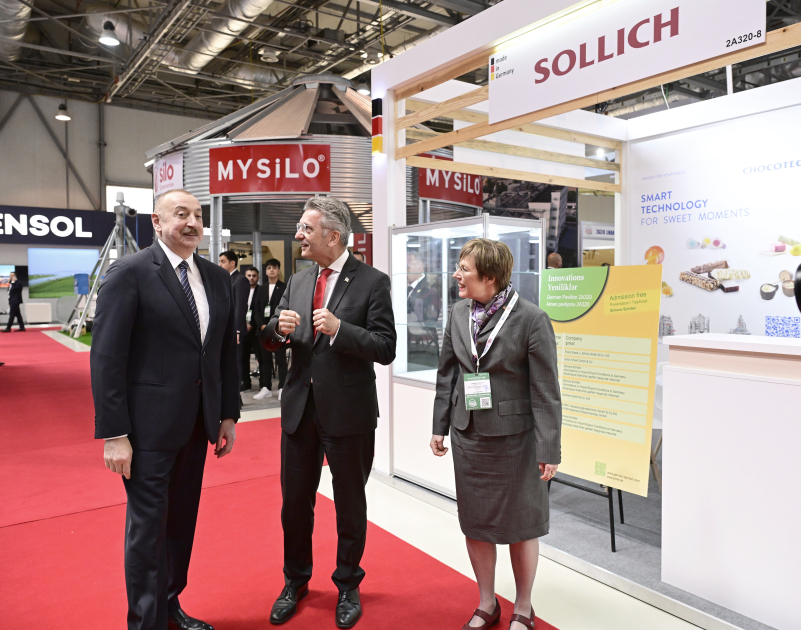 Prezident İlham Əliyev “InterFood Azerbaijan” və “Caspian Agro” sərgiləri ilə tanış olub (FOTO) (YENİLƏNİB)