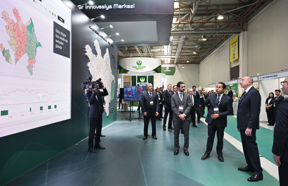 Prezident İlham Əliyev “InterFood Azerbaijan” və “Caspian Agro” sərgiləri ilə tanış olub (FOTO) (YENİLƏNİB)