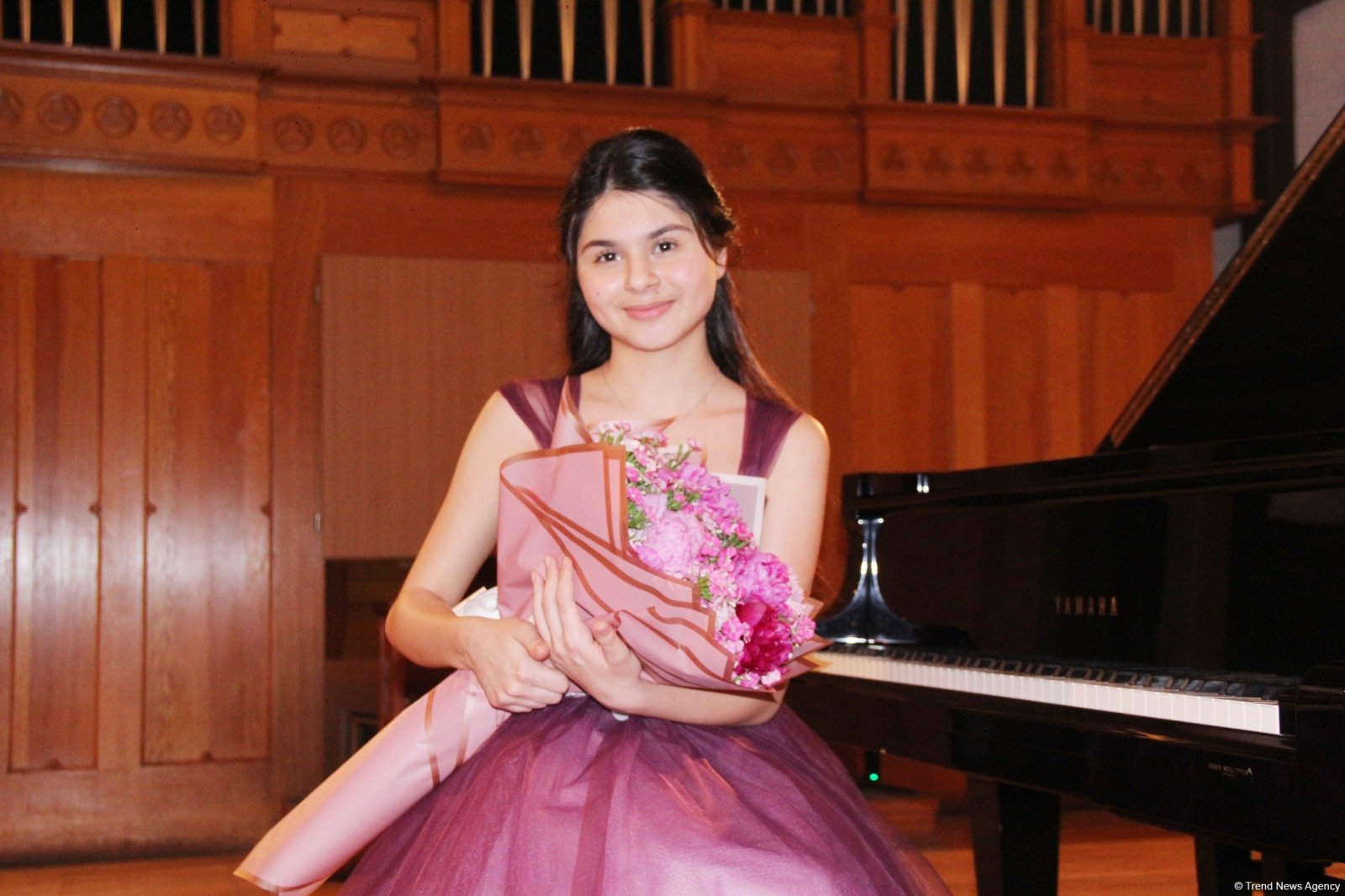 Gənc pianoçu Aydan Nuriyevanın ilk solo konserti keçirilib (FOTO)