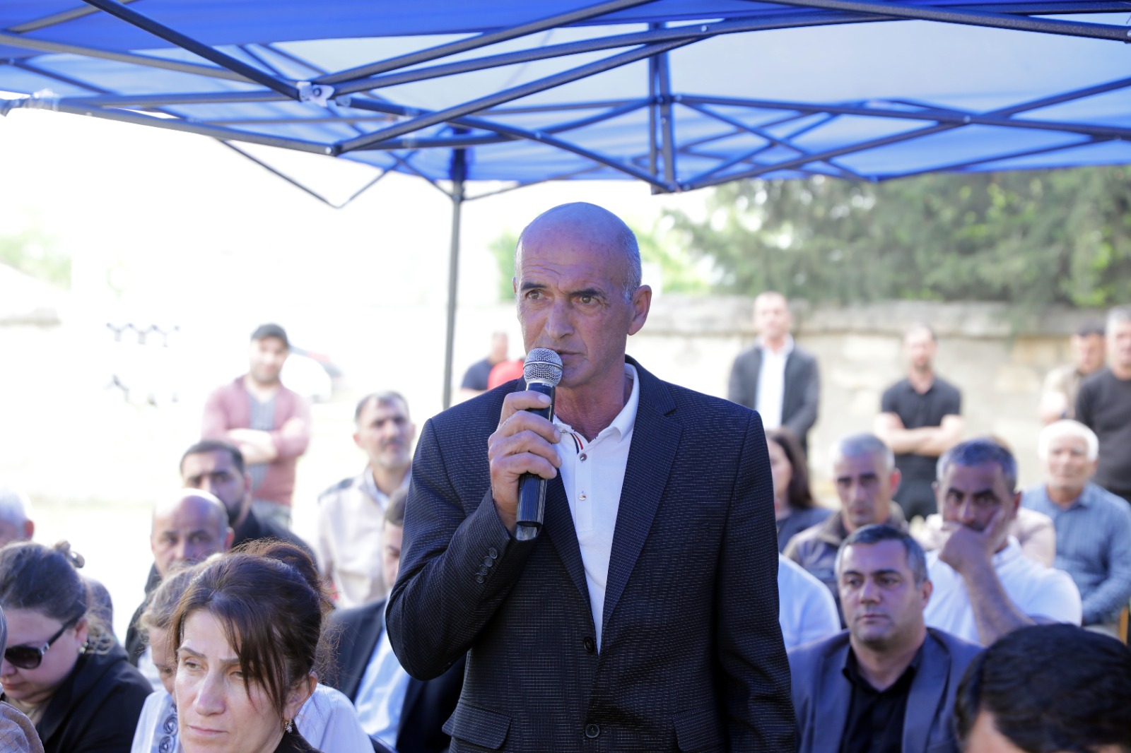 Xaçmazın Hacıəlibəy kəndində növbəti səyyar qəbul keçirilib (FOTO)