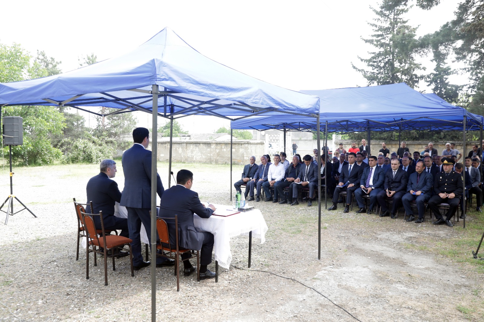 Xaçmazın Hacıəlibəy kəndində növbəti səyyar qəbul keçirilib (FOTO)