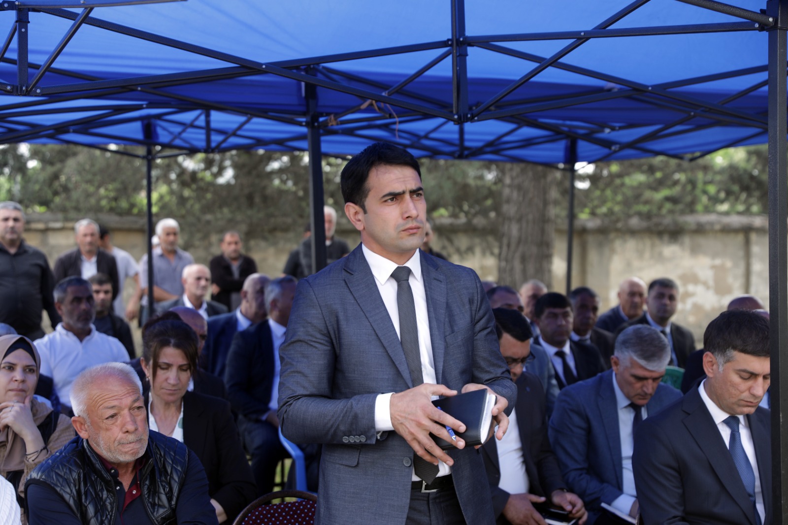 Xaçmazın Hacıəlibəy kəndində növbəti səyyar qəbul keçirilib (FOTO)