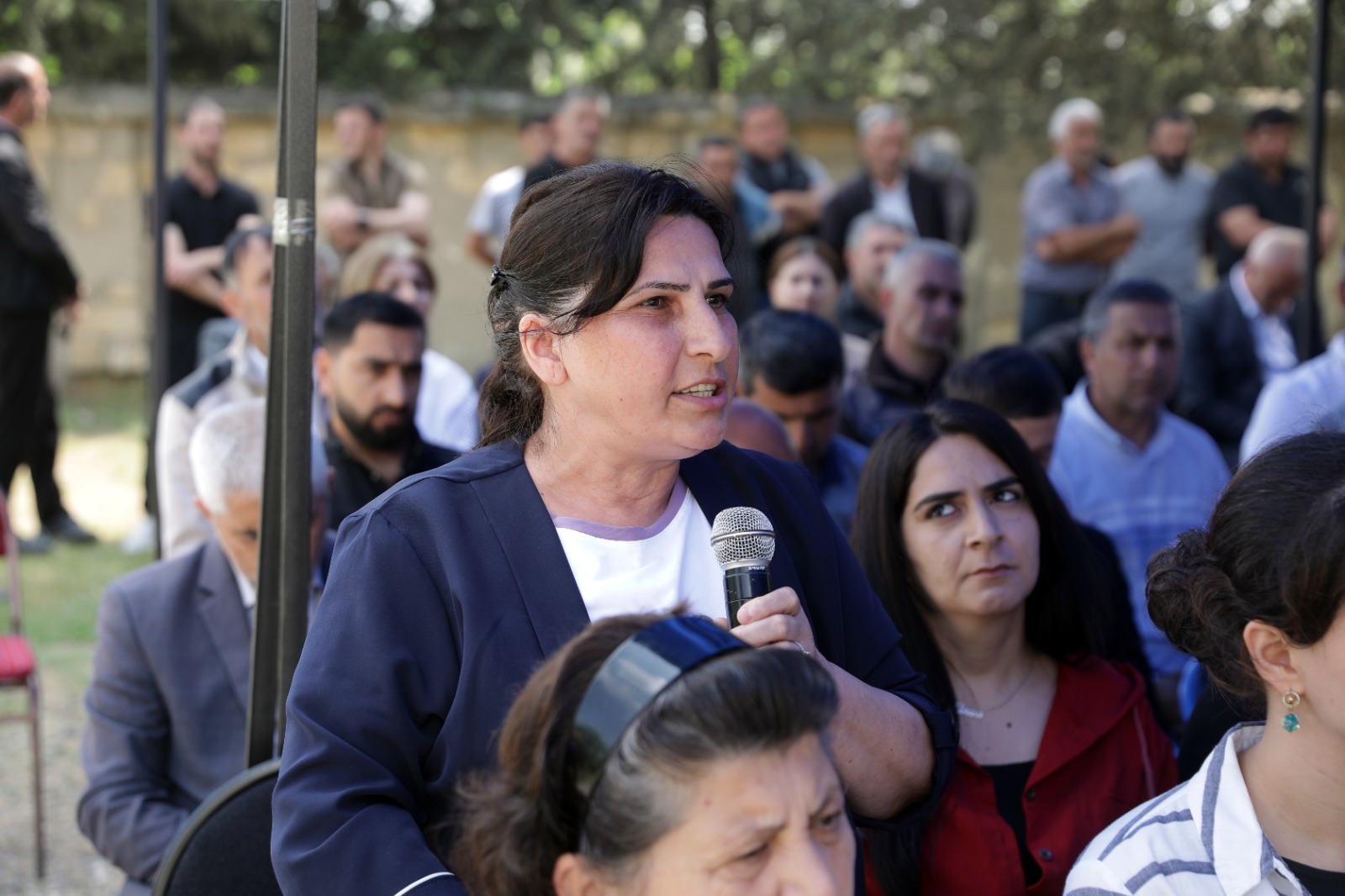 Xaçmazın Hacıəlibəy kəndində növbəti səyyar qəbul keçirilib (FOTO)