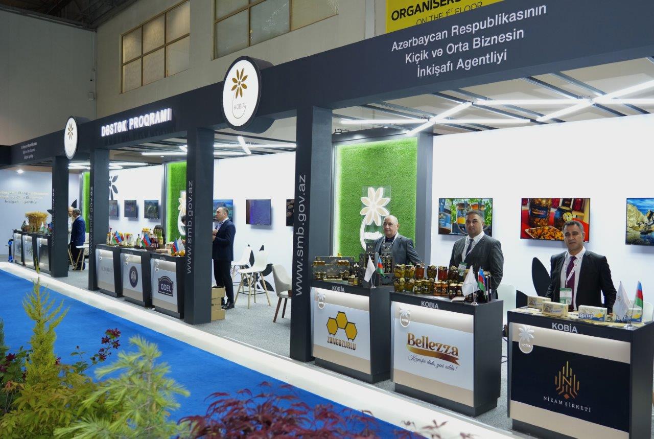 Dövlət dəstəyi ilə 10-a yaxın sahibkar “Caspian Agro” və “InterFood Azerbaijan” sərgilərində (FOTO)