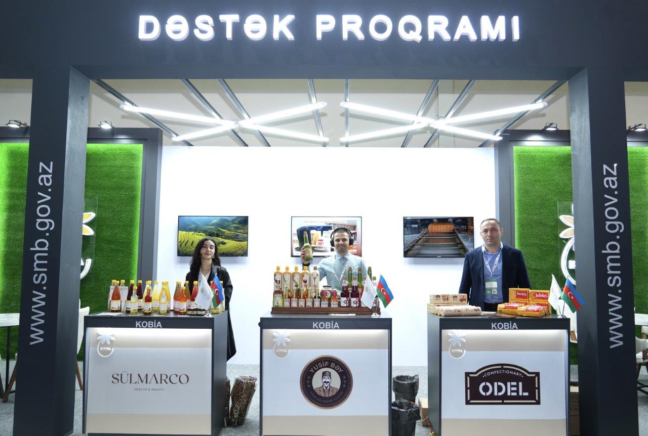 Dövlət dəstəyi ilə 10-a yaxın sahibkar “Caspian Agro” və “InterFood Azerbaijan” sərgilərində (FOTO)