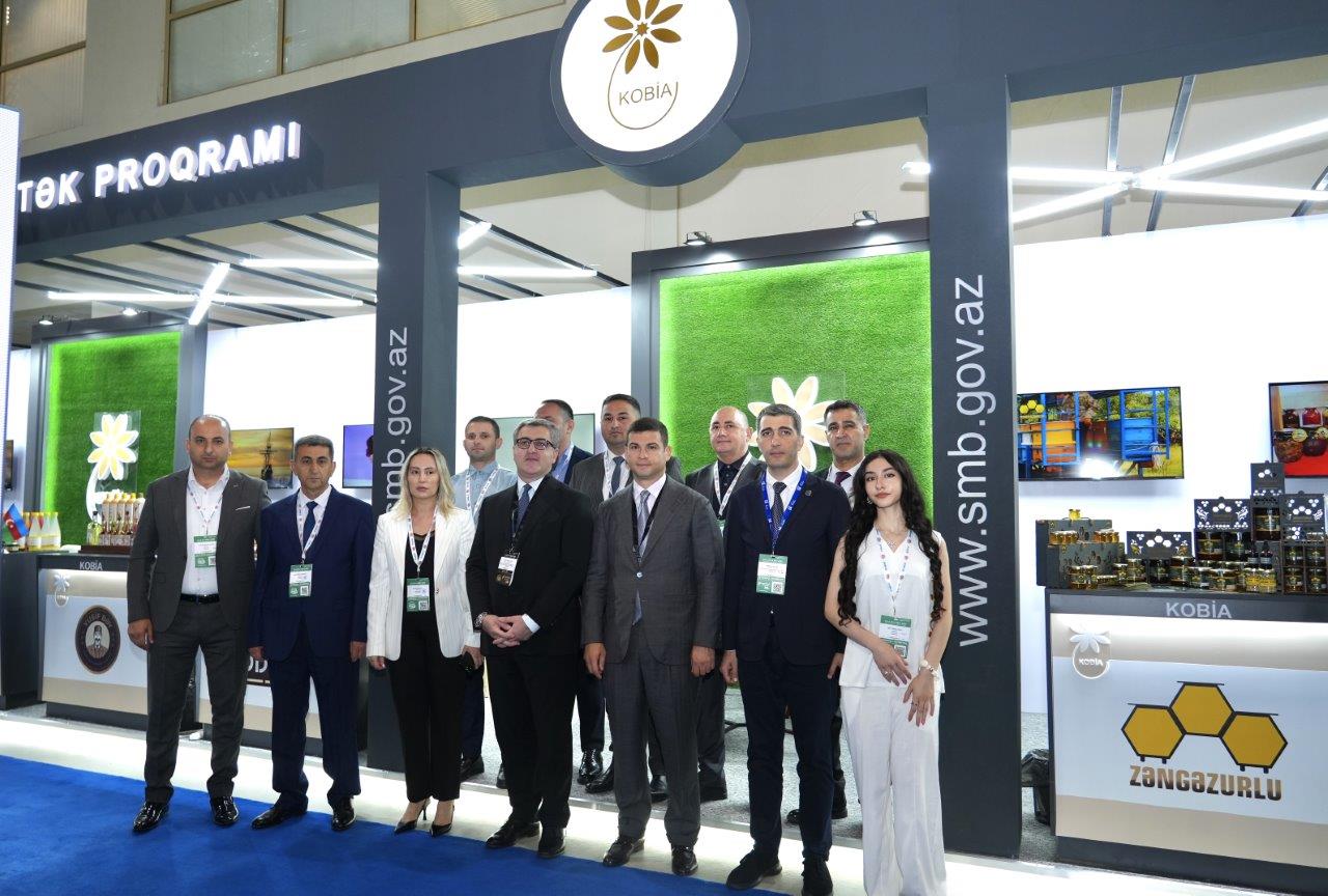 Dövlət dəstəyi ilə 10-a yaxın sahibkar “Caspian Agro” və “InterFood Azerbaijan” sərgilərində (FOTO)