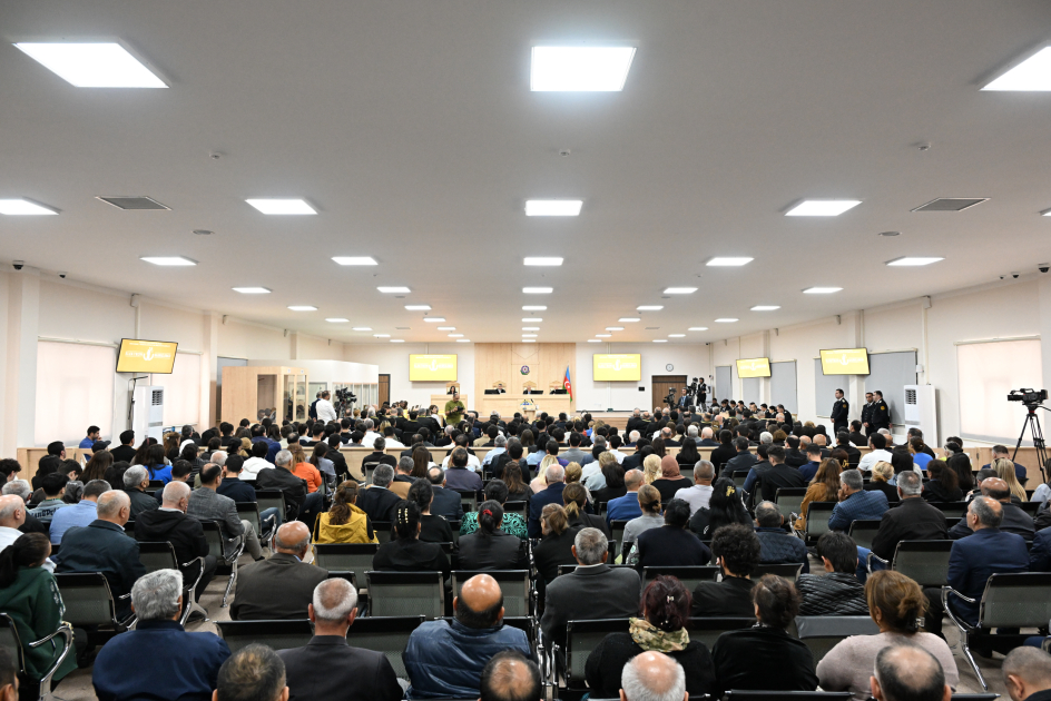Məhkəmədə Ermənistan ordusunun Azərbaycan ərazilərini işğal etməsi, mülki əhalini qətlə yetirməsi faktları ilə bağlı ifadələr dinlənilib (FOTO)