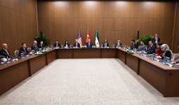 Antalyada Türkiyə, ABŞ və Suriya xarici işlər nazirləri arasında üçtərəfli görüş keçirilib (FOTO)