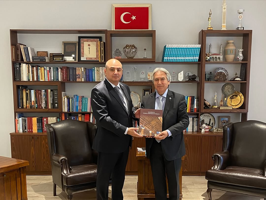UNESCO üzrə Azərbaycan Milli Komissiyasının baş katibi türkiyəli həmkarını ziyarət edib (FOTO)