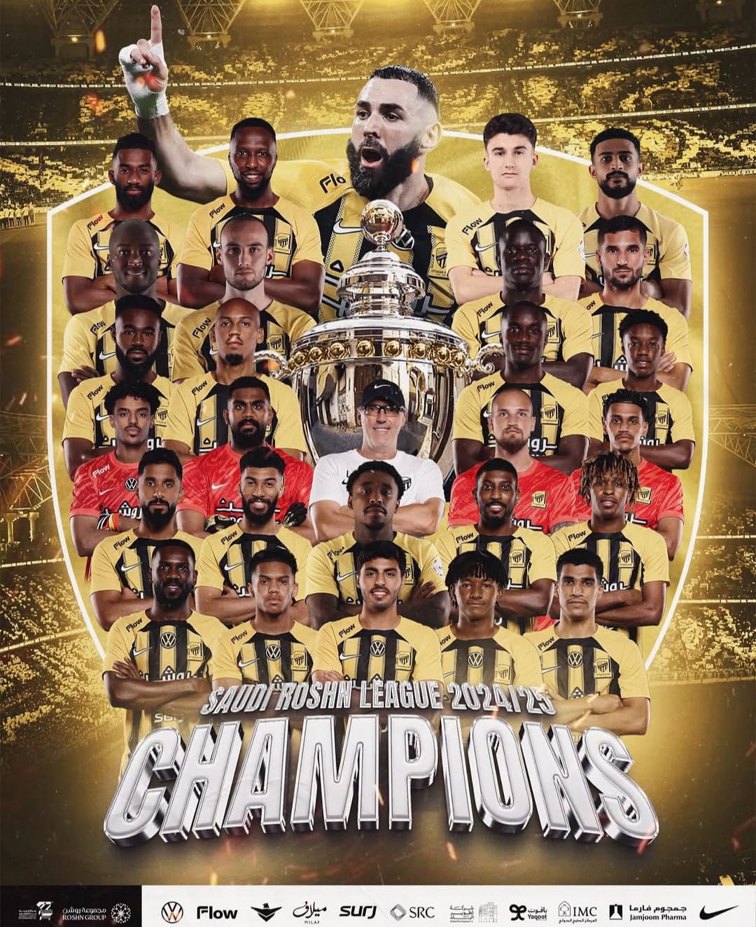 "Əl-İttihad" Səudiyyə Ərəbistanı Pro Liqasının yeni çempionu oldu