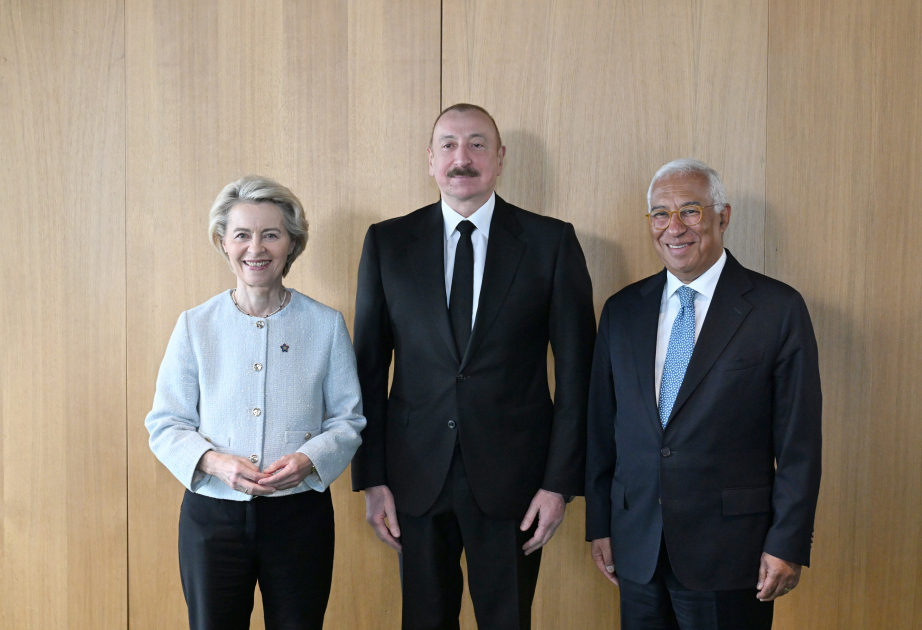 Prezident İlham Əliyevin Tiranada Avropa İttifaqı Şurasının Prezidenti və Avropa Komissiyasının Prezidenti ilə görüşü olub (FOTO) (YENİLƏNİB)