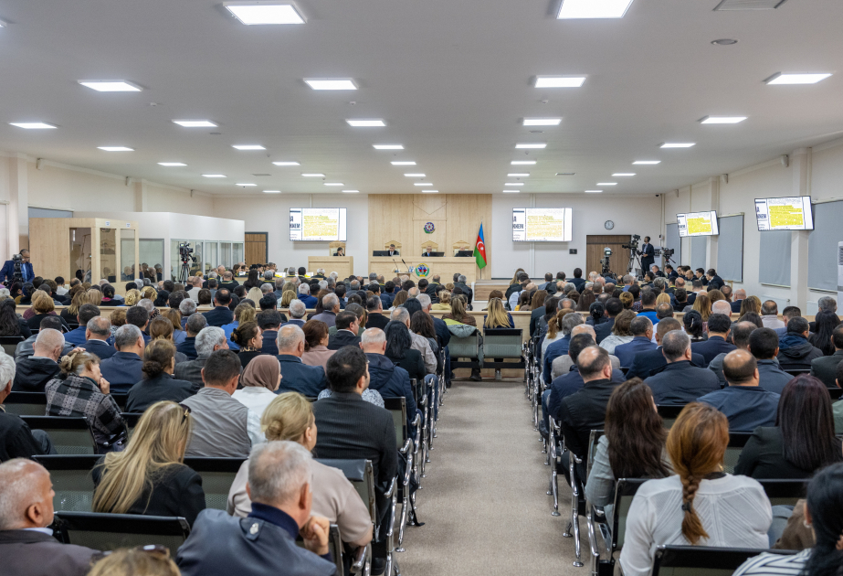 Beynəlxalq insan hüquqları müdafiəsi təşkilatının Ermənistan ordusunun cinayətləri ilə bağlı hesabatı məhkəmədə nümayiş olunub