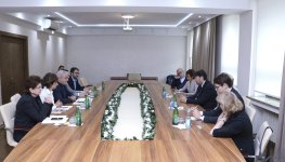 Siena Əcnəbilər Universitetinin nümayəndə heyəti AzMİU-da olub (FOTO)