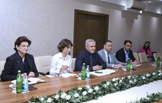 Siena Əcnəbilər Universitetinin nümayəndə heyəti AzMİU-da olub (FOTO)