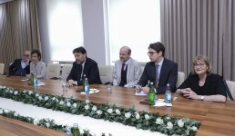 Siena Əcnəbilər Universitetinin nümayəndə heyəti AzMİU-da olub (FOTO)