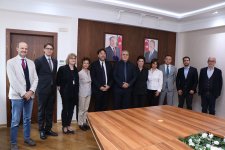 Siena Əcnəbilər Universitetinin nümayəndə heyəti AzMİU-da olub (FOTO)