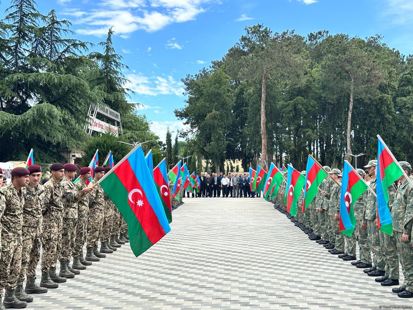 Şəhid Miriş Rüstəmovun nəşinin qalıqları Ağcabədidə dəfn olunub (FOTO)