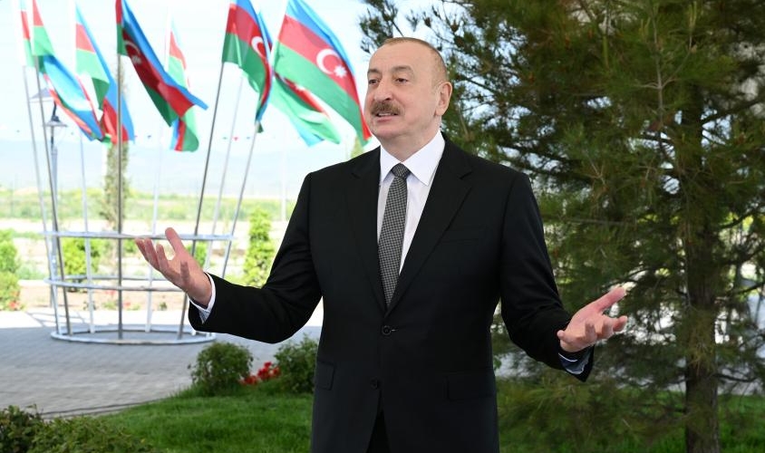 Prezident İlham Əliyev Azərbaycanı Ağdamda bir daha birləşdirdi (FOTO)