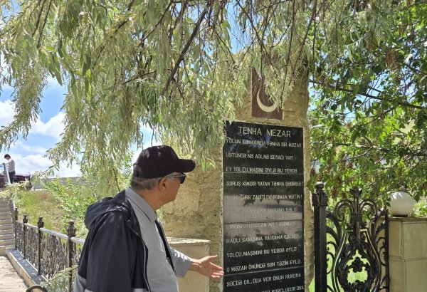 TÜRKSOY-un baş katibi Şamaxıda yerləşən "Türk Şəhidliyi" abidəsini ziyarət edib (FOTO)
