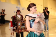 Heydər Əliyev Mərkəzində braziliyalı rəssam Luiz de Souzanın sərgisinin açılışı olub (FOTO/VİDEO)