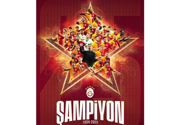 "Qalatasaray" Türkiyə çempionu oldu (FOTO)
