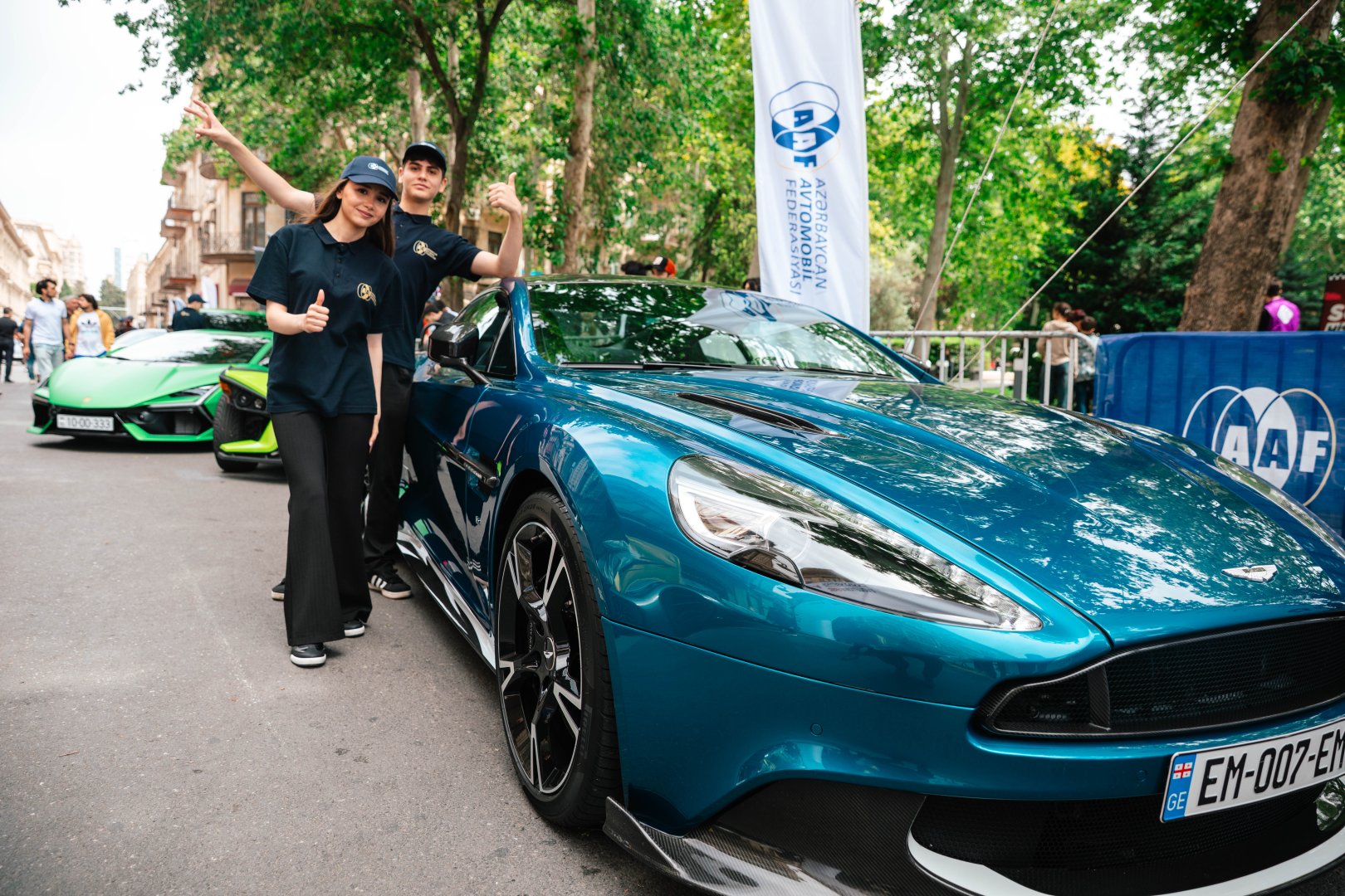 AAF sürət avtomobillərinin sərgisini təşkil edib (FOTO)