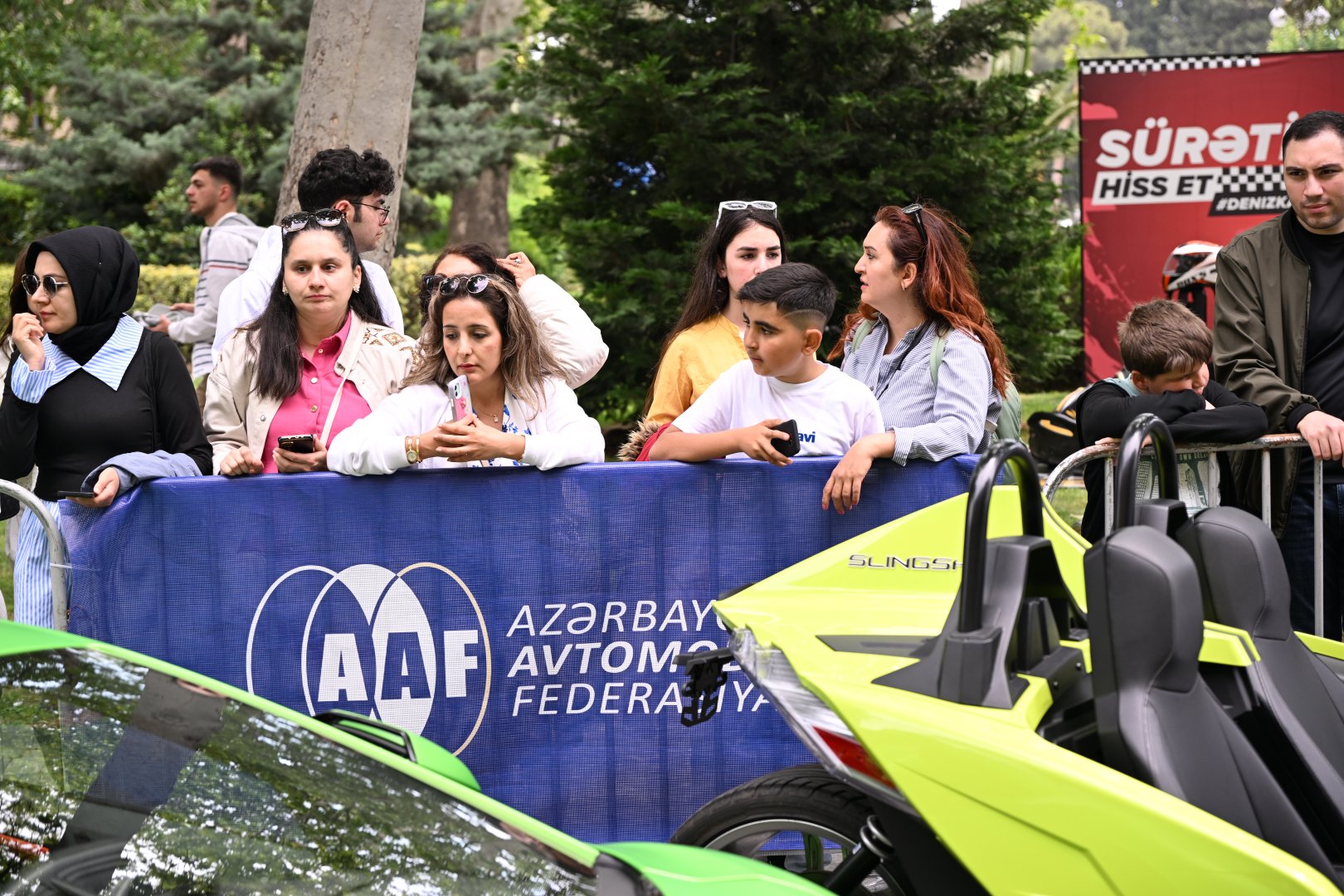 AAF sürət avtomobillərinin sərgisini təşkil edib (FOTO)